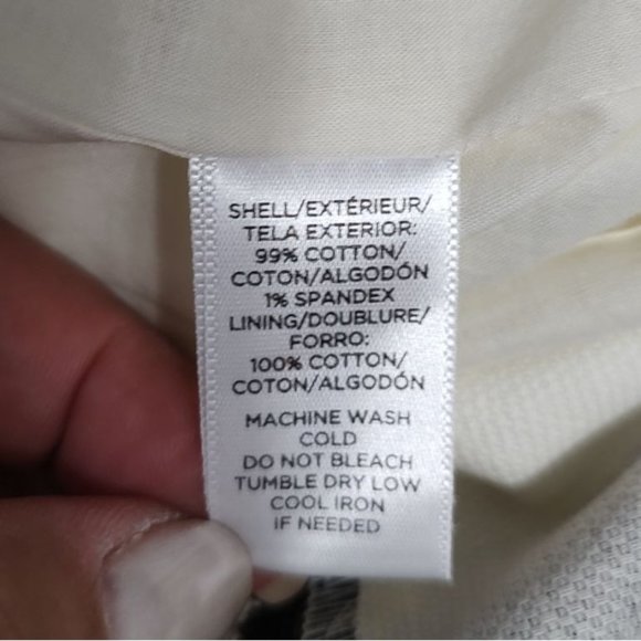 LOFT Dress White Black Polka Dot straps Cut OutBack Cotton Fit & Flare - Picture 9 of 10